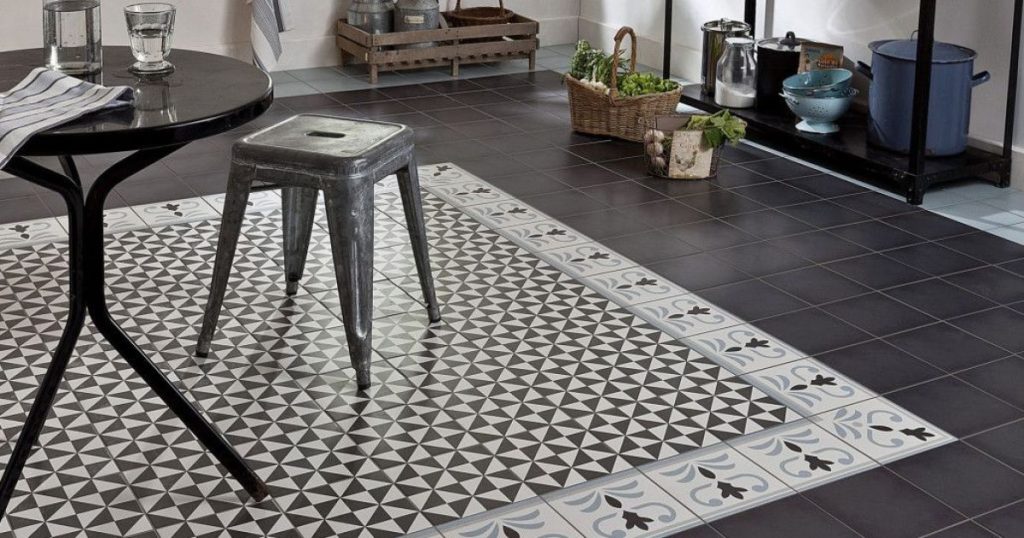 Carrelage à motif