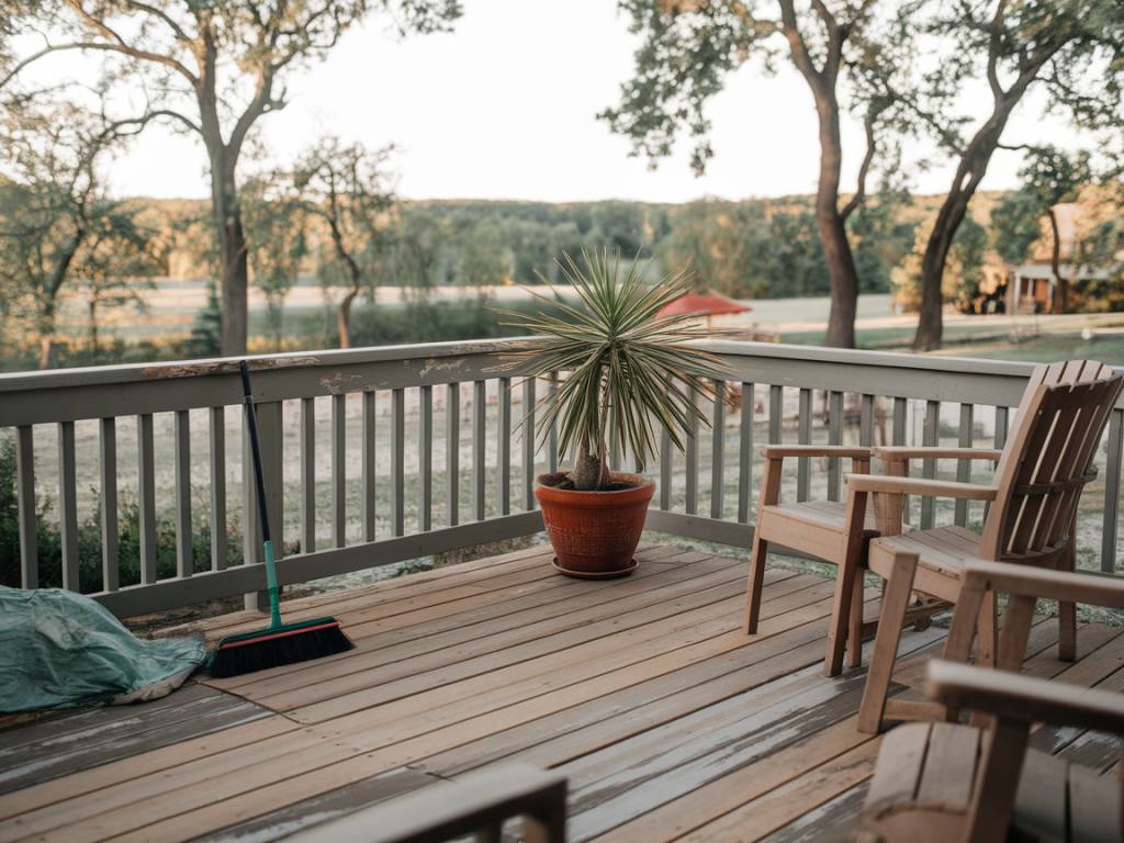comment nettoyer une terrasse en bois sans l'abîmer