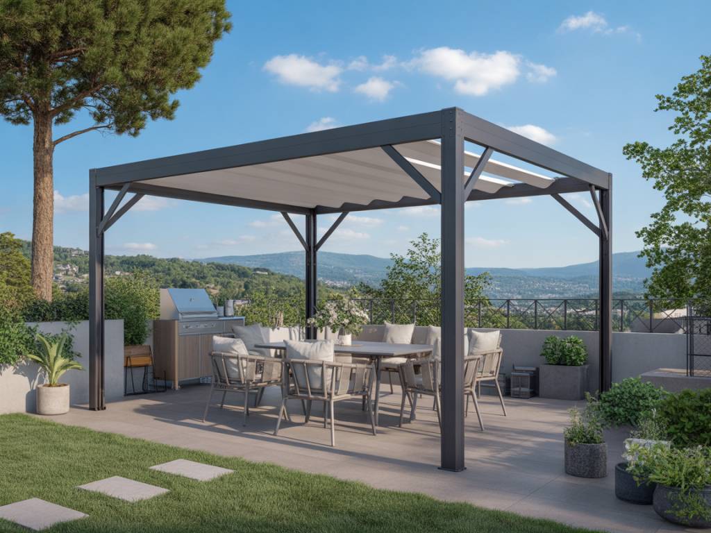 Pergola 4×4 alu : guide technique pour choisir, installer et optimiser la structure pour une terrasse durable Pergola 4x4 alu : guide technique pour choisir, installer et optimiser la structure pour une terrasse durable